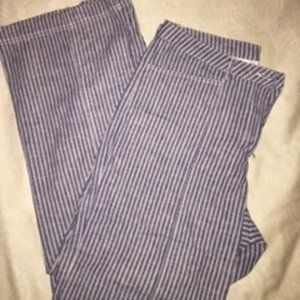 Sundance Andover Striped Linen Wide Leg Pant